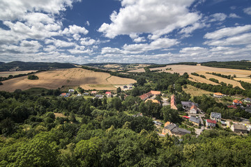 Fototapeta premium View of the fields from a bird's eye view. Poland