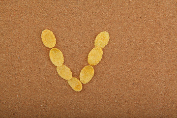 Corn Flakes Alphabet 
