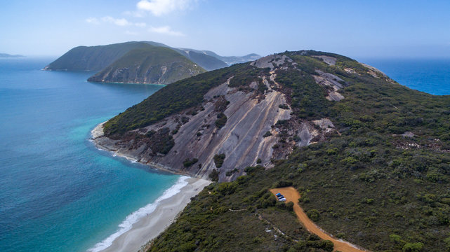 Aerial View Of The Bald Head  Ithmus  In The Torndirrup National Park, Albany, Western Australia