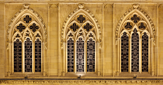 Illuminated Gothic Windows, Germany