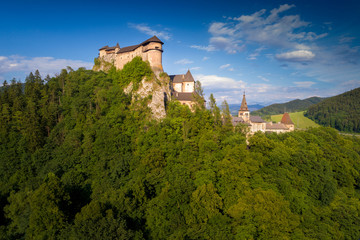 Fototapeta na wymiar Beautiful Slovakia castle. Orava.