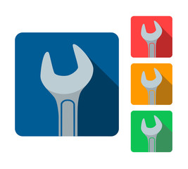wrench vector icon