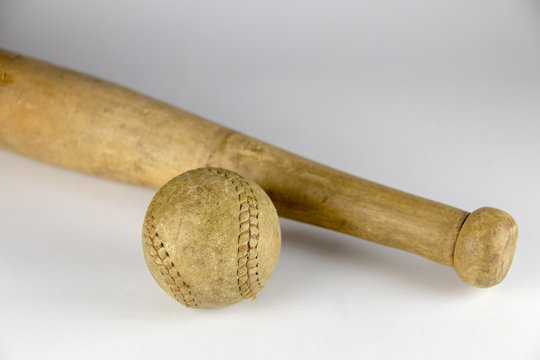 Rounders Bat and Ball