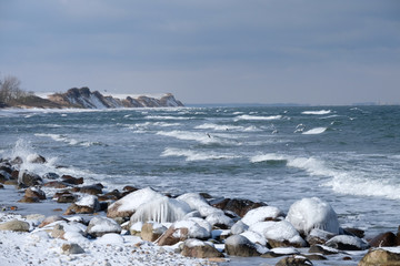 Vereiste K&uuml;ste an der Ostsee