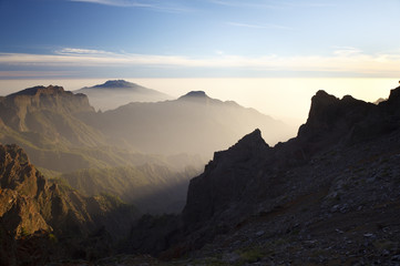 Fototapeta na wymiar La Palma Volcano Landscape