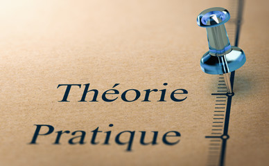 Enseignement théorique. Théorie et Pratique dans la formation professionnelle.