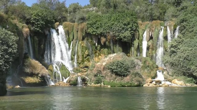 kravica waterfall in bosnia herzegovina