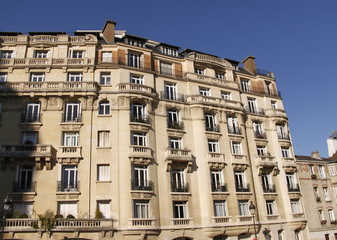 Fototapeta na wymiar Immeuble ancien du quartier Latin à Paris