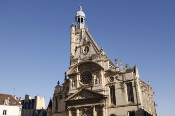 Fototapeta na wymiar Eglise Saint-Étienne-du-Mont à Paris