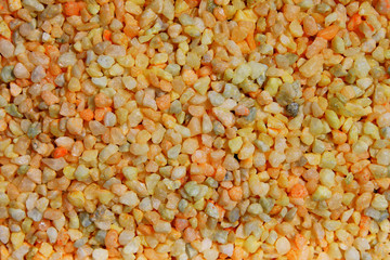 Orange pebbles, Texture and Background