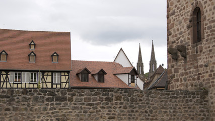 Fototapeta na wymiar Obernai, Alsace, France