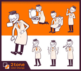 2tone type Research Doctor old men_set 09