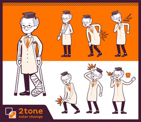 2tone type Research Doctor old men_set 08