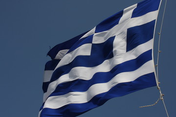 Greece flag - Flag of Greece. Hellenic Republic.