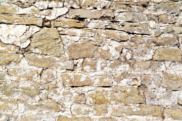 texture of rough masonry