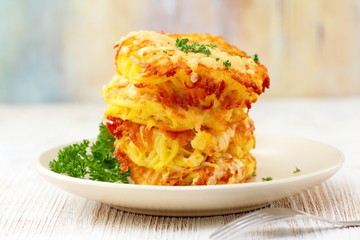 Fried potato pancakes