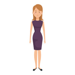 Fototapeta premium successful businesswoman avatar character vector illustration design