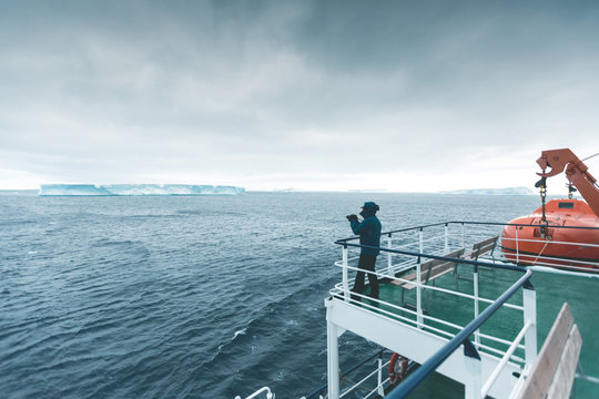 Enjoying the Landscape - Antarctica