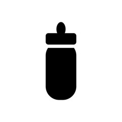 Feeding Bottle or Baby bottle for infants and young children vector illustration