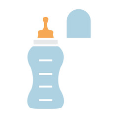 Feeding Bottle or Baby bottle for infants and young children vector illustration