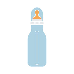 Feeding Bottle or Baby bottle for infants and young children vector illustration