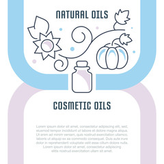 Website Banner and Landing Page of Natural Oils.