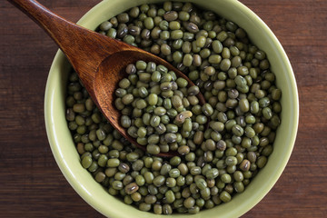 Mung Beans in a Bowl
