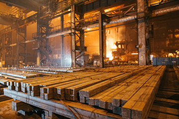 Warehouse metal blank. Electroplating plant for the metal.