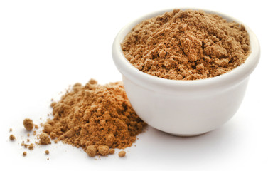 Ginger with dried powder