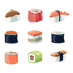 sushi vector illustration