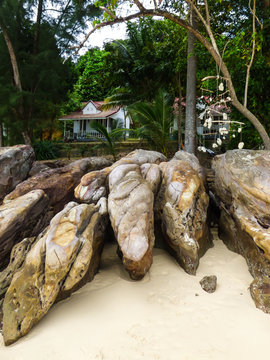 Fancy bungalow by the beach on Koh Bulon, Thailand - island in the Andaman sea