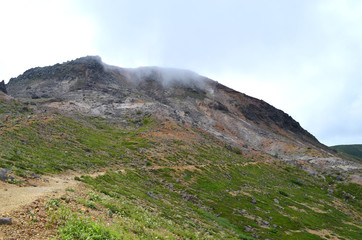 那須岳登山道からの風景