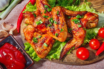 Fried chicken wings