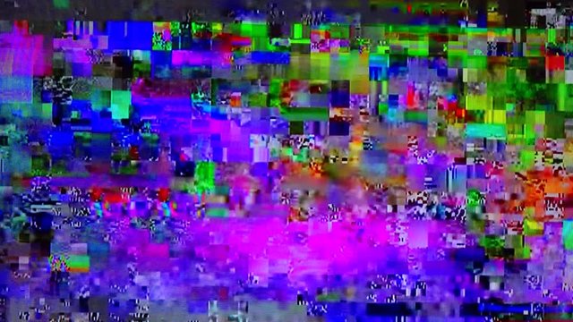 Broken television as abstract technology background
