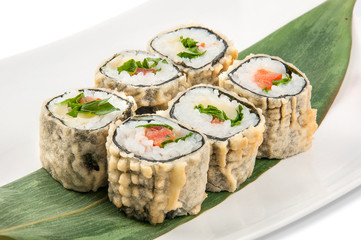 Roll sushi. Sushi menu. Japanese food.