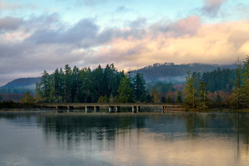Early Morning Fog On The Bay