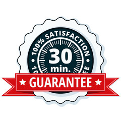 30 minetes Guarantee illustration