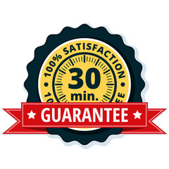 30 minetes Guarantee illustration