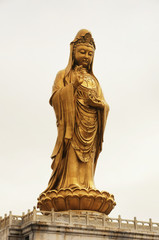 Fototapeta na wymiar Guanyin Buddhist Statue Putuoshan China