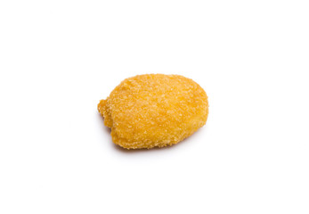 Chicken Nuggets Isolated on a White Background