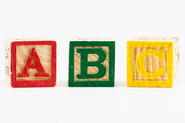 ABC alphabet blocks