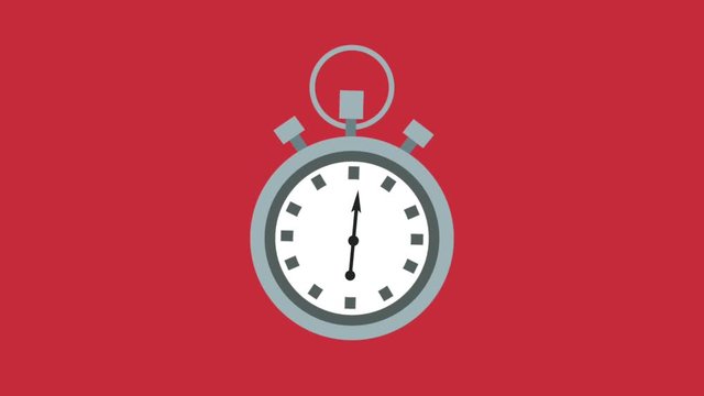 Vintage chronometer running High definition colorful animation scenes