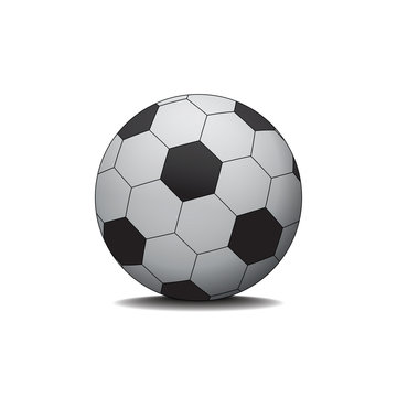 Soccer football sport flat design icon vector illustration
