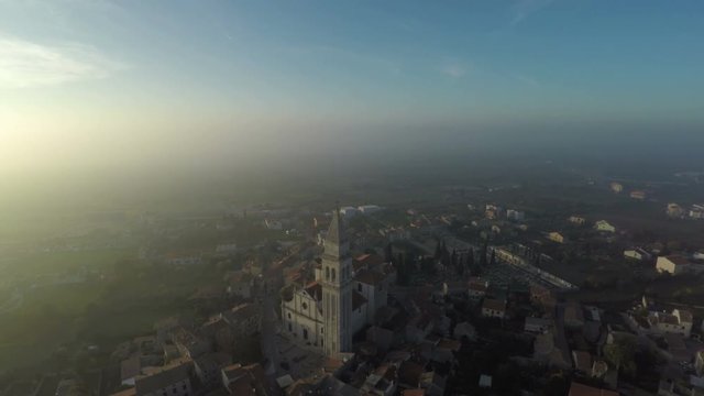 Church of St Blaise aerial shot