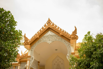 Front temple in Thailand