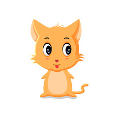 cute cat vector illustration
