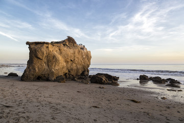 Fototapeta na wymiar The Rocks in the Beach