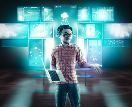 Scientist in the lab