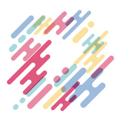 colorful abstract modern shape