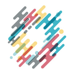 colorful abstract modern shape